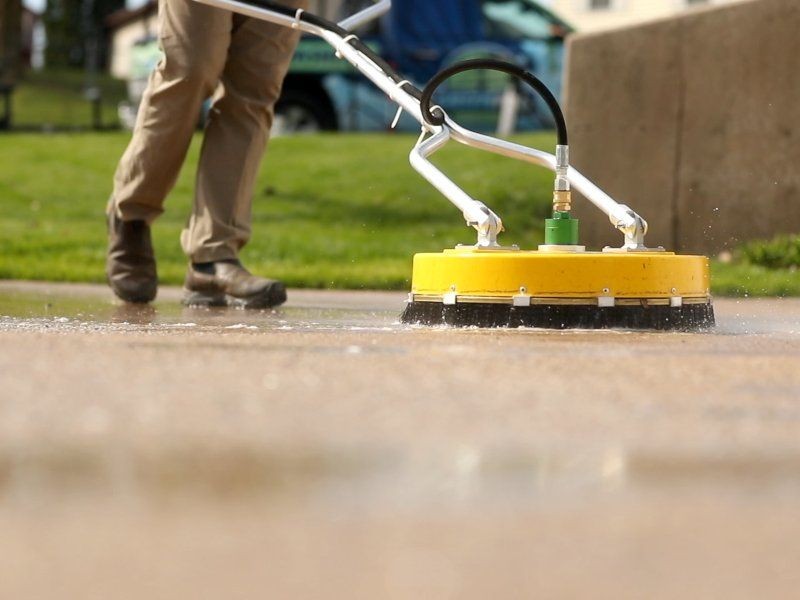 Pressure washing
